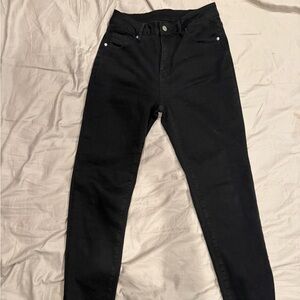 SHEIN Black Denim Pants